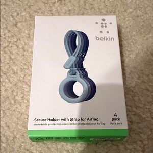 Belkin AirTag Holder with Strap - Teal